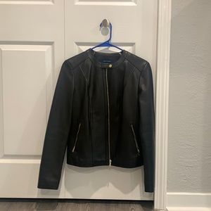 Cole Haan 100% lambskin leather with gold hardware